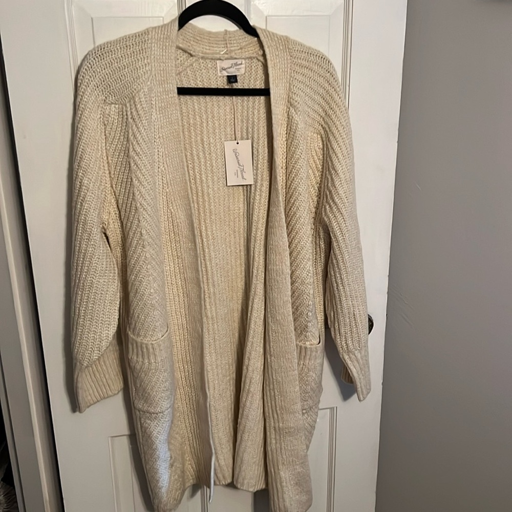 Cream cardigan